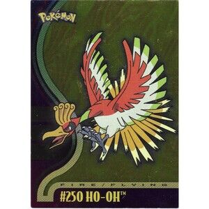 Ho-Oh - Topps Johto Series #250 - Holo Foil - Excellent